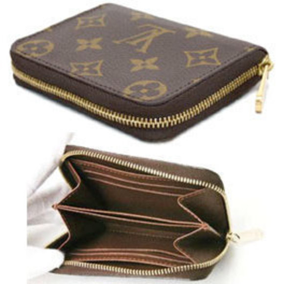 Louis Vuitton Wallet Zippy Case Card Leather Coin - Picture 1 of 1